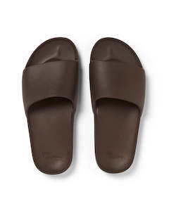 Footwear: Archies Arch Support Slides - Brown