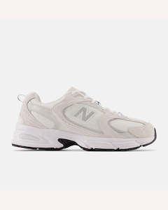 Footwear: New Balance 530 Sneaker -Sea Salt with Grey Matter and White