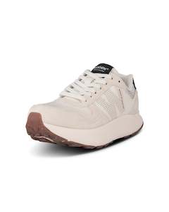 Footwear: Woden Mathilde Runner Leather Sneaker  - Blanc de Blanc