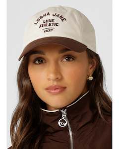 Headwear: Lorna Jane Lotus Heritage Cap - Porcelain