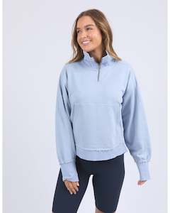 Foxwood Sails Zip Crew - Light Blue