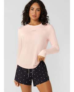 Lorna Jane Amy Dynamic Long Sleeve top - Ballerina Marl