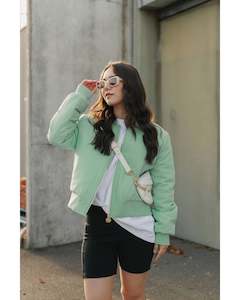 Jackets: Rose Road Davis Jacket - Light Green