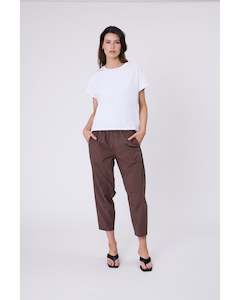 Pants: Marlow Silo Barrel Pant - Carob