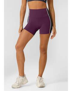 Lorna Jane Qualifier 12cm Bike Short - Dark Grape