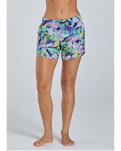 Shorts: Abi and Joseph Evie Longer Training Length Short - Flower Bomb