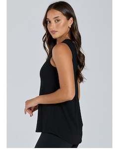 Abi and Joseph Go To Modal-Luxe Tank - Black