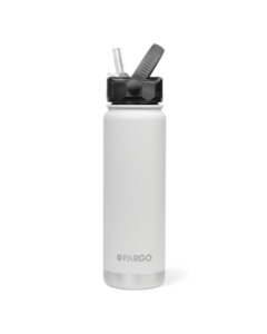 Project Pargo 750mL Insulated Bottle w/ Straw Lid - Bone White