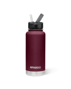 Project Pargo 950mL Insulated Bottle w/ Straw Lid - Wild Cherry
