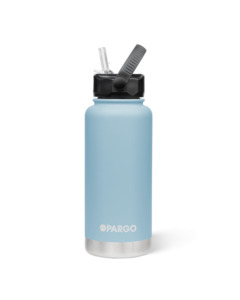 Project Pargo 950mL Insulated Bottle w/ Straw Lid - Bay Blue