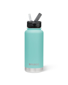 Project Pargo 950mL Insulated Bottle w/ Straw Lid - Island Turquoise