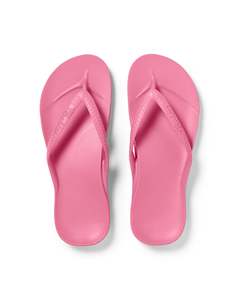 Footwear: Archies Arch Support Jandals - Hot Pink