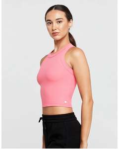 Tanks: Lilybod Harmony Rib Tank - Strawberry