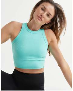 Lilybod Harmony Rib Tank - Teal