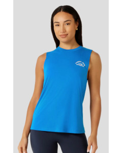 Lorna Jane Lotus Muscle Tank - Vista Blue
