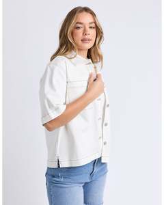 Foxwood Valletta Short Sleeve Shirt - White