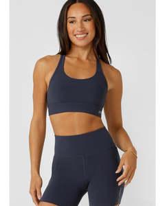 Lorna Jane Amy Maximum Support Sports Bra - Platinum Navy