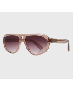 Eyewear: Reality Eyewear Ryder Plant Based Sunglasses - Champagne