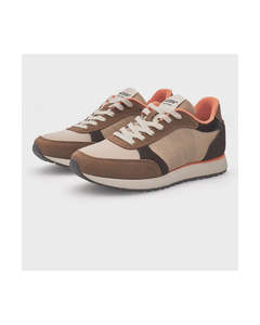 Footwear: Woden Ronja Sneaker -  Coffee Cream