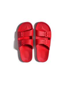 Footwear: Freedom Moses Slides - Fuji