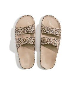 Footwear: Freedom Moses Slides - Wildcat Sands