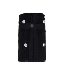Accessories: Move Active Workout Terry Towel - Monochrome Hearts