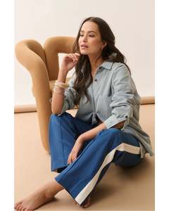 Cartel & Willow Lottie Pant - Navy/White