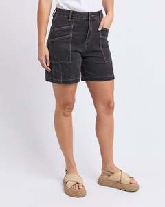 Foxwood Balmy Short - Washed Black
