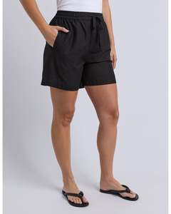 Elm Margi Longline Shorts - Black