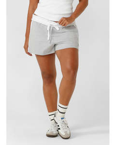 Shorts: Lorna Jane Dance Shorts - Grey Marl