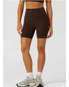 Lorna Jane Amy No Ride Phone Pocket 14cm Bike Shorts - Volcano