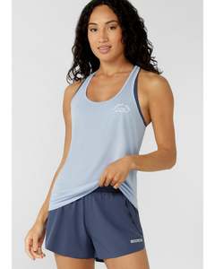 Lorna Jane Lotus Slouchy Tank - Light Moontide