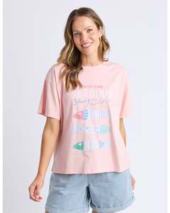 Tee Shirts: Elm Sardinia Tee - Light Pink