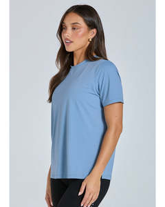 Tee Shirts: Abi & Joseph On Pace Running Tee - Glacier