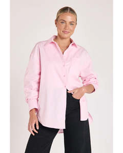Feather + Noise Eve Shirt - Pink