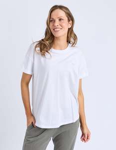 Elm Halli Short Sleeve Tee - White