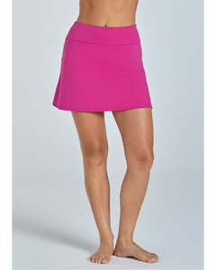 Abi & Joseph On Court Skort - Hibiscus