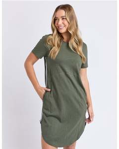 Skirts: Foxwood Bay Tape Dress - Khaki