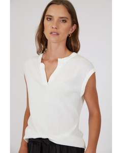 Marlow Prima Knit Top - Ivory