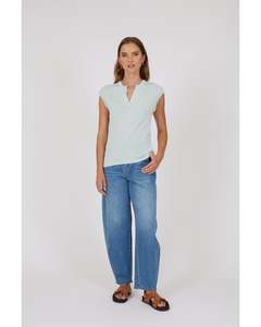 Marlow Prima Knit Top - Glacier