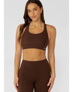 Lorna Jane Amy Maximum Support Sports Bra - Espresso