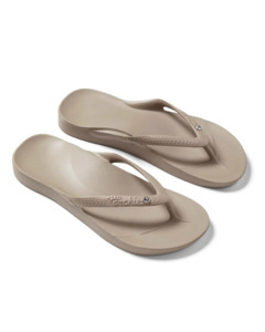 Archies Arch Support Jandals - Crystal Taupe