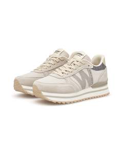 Footwear: Woden Ronja Plateau Sneaker - Delphin