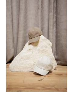 Headwear: Marlow Wool Cap - Ivory