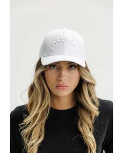 Rose Road Baseball Cap - White with Arch