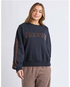 Hoodies Crews: Foxwood Elevated Sunday Crew - Ink