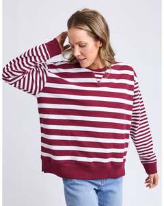 Hoodies Crews: Elm All Sorts Crew - Plum