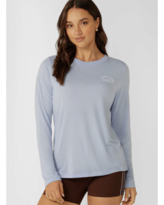 Lorna Jane Lotus Long Sleeve Top - Oxford Blue