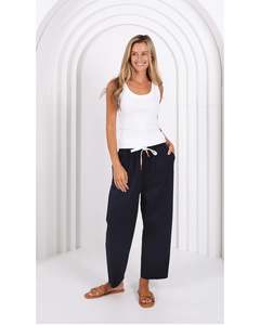 Monaco Jeans Charlie Barrel Pant - Navy