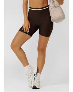 Lorna Jane Dawn to Dusk 14cm Bike Shorts - Volcano